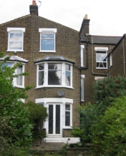 Back view of house